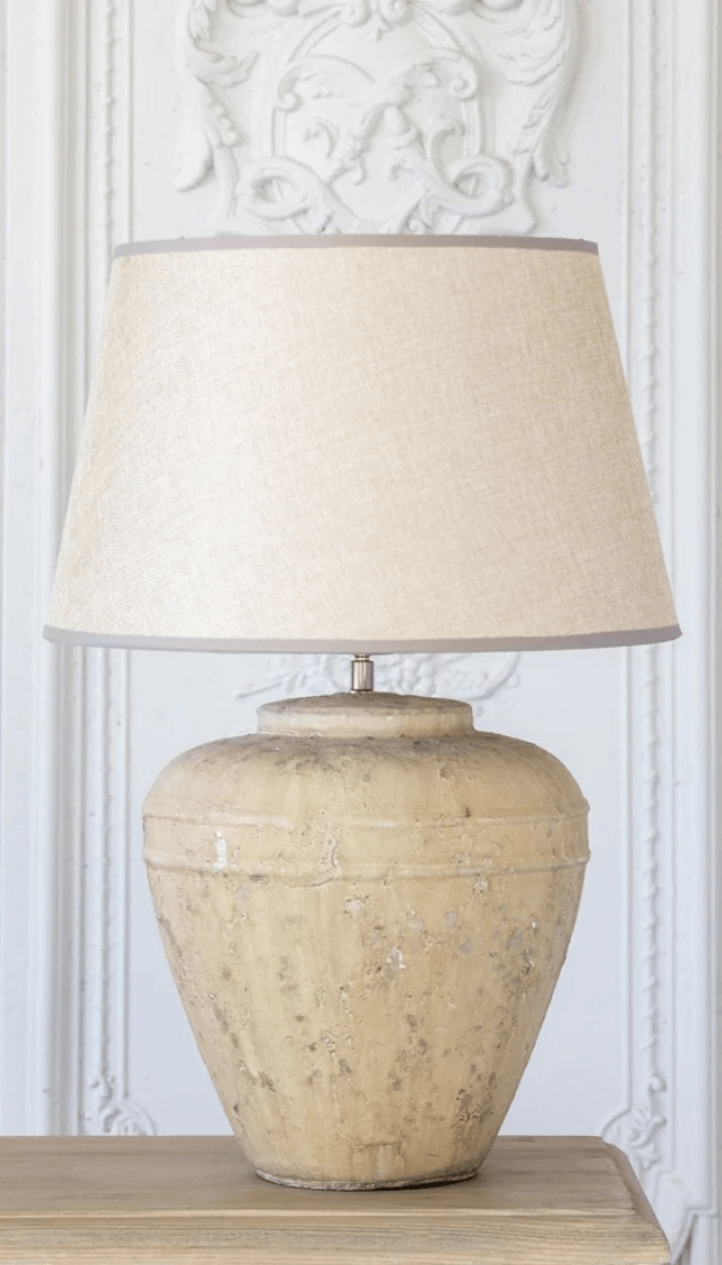 Cream Ceramic Lamp